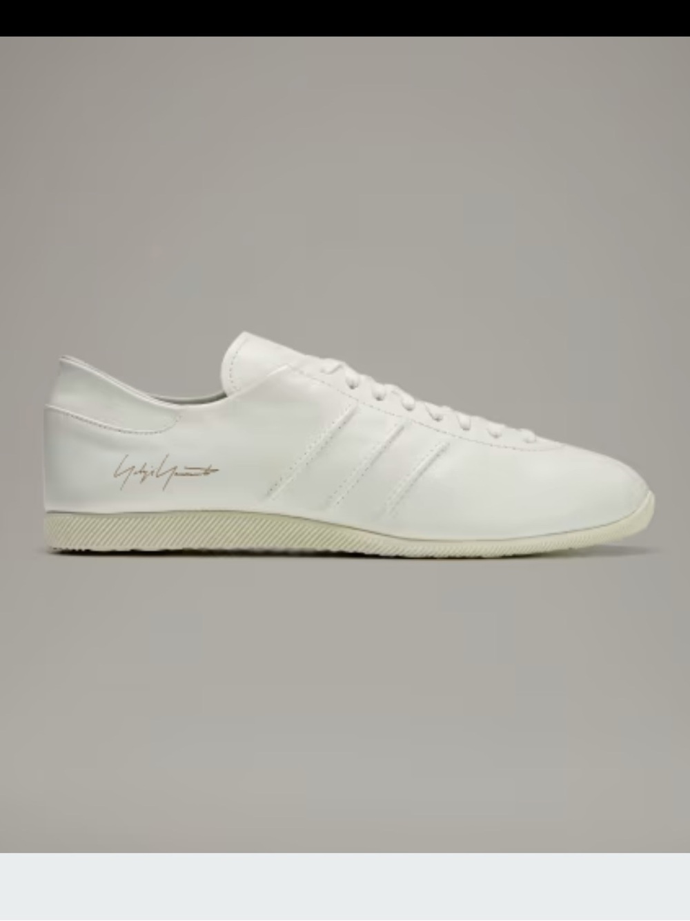 Adidas Y-3 Yohji Yamamoto Japanese leather sneakers, sz 8 men’s